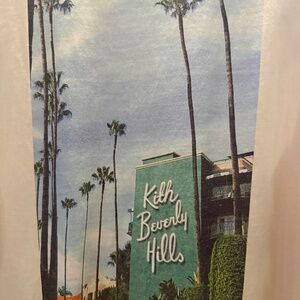 KITH Beverly Hills Palm Graphic T-Shirt Cream Small